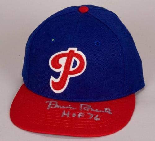 Бейзболна шапка с автограф на Робин Робъртс Филис – COA PSA/ ДНК - Шапки с автограф