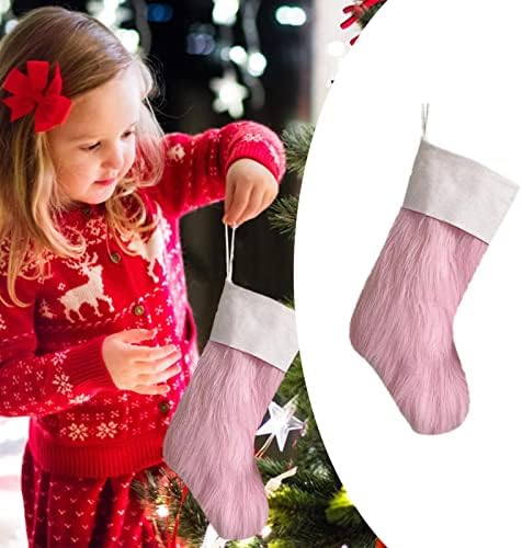 Коледни чорапи на Тъканта, чанта за коледни чорапи и Коледни Окачени чорапи за украса на парти и Коледни Мультяшные