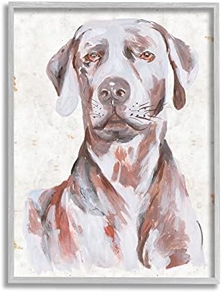 Портрет на домашни кучета Stupell Industries, боядисване с Лабрадором Меки Цветове, Дизайн на Мелиса, Ван, Стенно