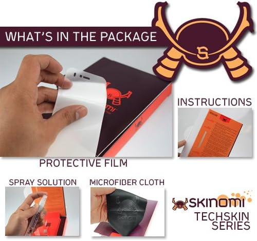 Защитно фолио Skinomi, съвместима с Samsung Denim (T159) Бистра Антипузырьковая HD филм TechSkin TPU