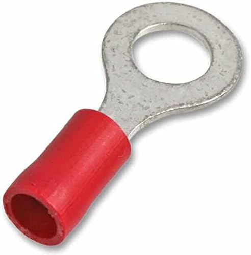 Обжимная Клемма PRO POWER - Ring Червена 6,0 мм 25A, 100 бр.
