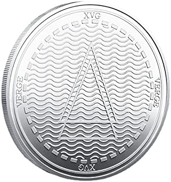 Възпоменателна монета сребърно покритие Цифров Виртуална Монета XVG Coin Cryptocurrency 2021 са подбрани Монета