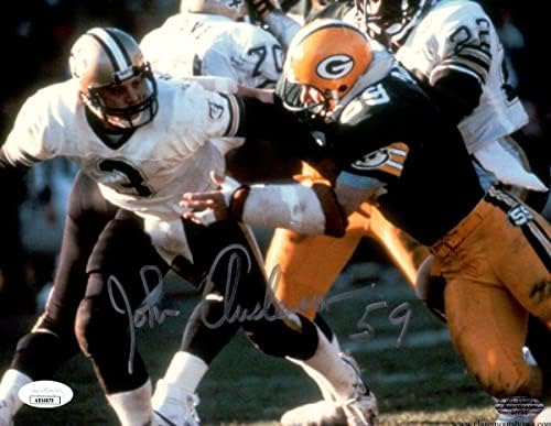 Джон Андерсън С Автограф 8X10 Снимката на Грийн Бей Пэкерс JSA AB54879 - Снимки NFL с автограф