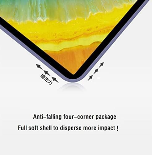 Калъф за iPad Pro 12.9 Калъф 6-ти/5-ти/4-ти/от 3-то поколение, Гъвкава делото от TPU с притежател на молив за