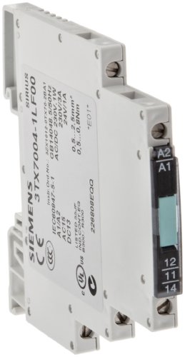 Интерфейсное релета на Siemens 3TX7004-1LF00, Не се свързва, Тясна конструкция, Вита клемма, Изходен интерфейс