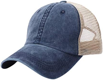 Просто мрежа регулируеми шапки татко шапки за мъже жени Бейзболни шапки шофиране шапка черна шапка Polo на празен