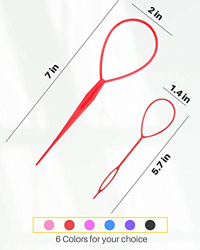 Инструмент за коса Топси Tail, 12 бр., Аксесоари за коса, за жени, 100 бр., гумени ленти за коса, Цветни аксесоари