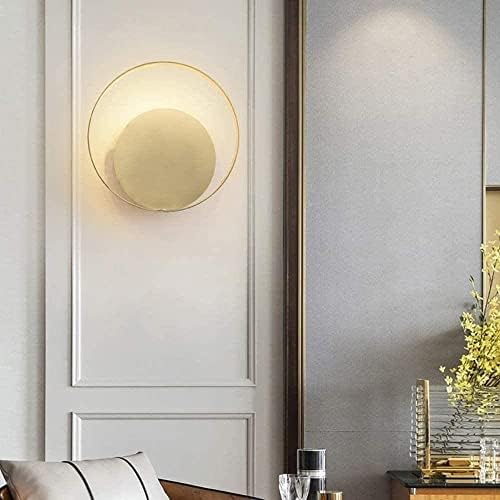 ODEROL LIANXIAO - Стенен Лампа Творческа Личност Хол Златен монтиран на стената Лампа/Модерен Минималистичен