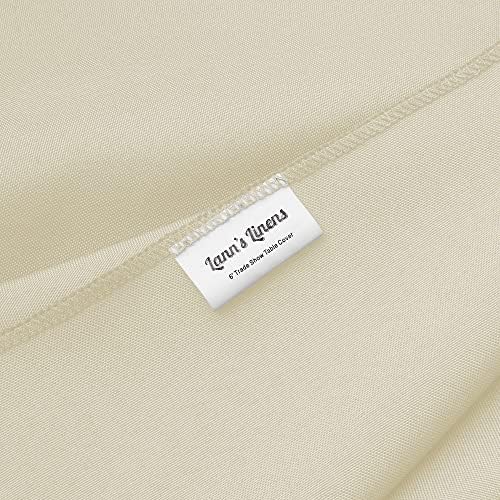 Покривка за изложбен масата Lann's Lines Premium 6' - Покривка с отворена облегалка Хипита - Слонова Кост
