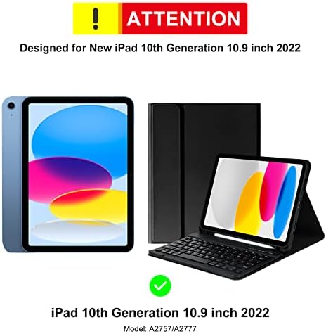 Стилус за iPad, който е съвместим с пакет от освобождаването на 2018-2023 година с калъф за iPad на 10-то поколение