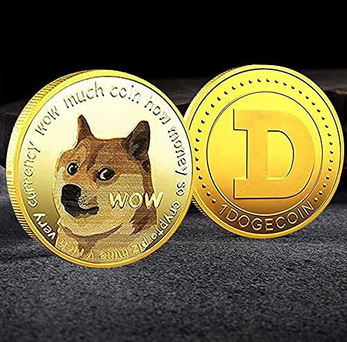 възпоменателна Монета Dogecoin с тегло 4 грама, Златна Криптовалюта Dogecoin 2021, Лимитирана Серия Сбирка от