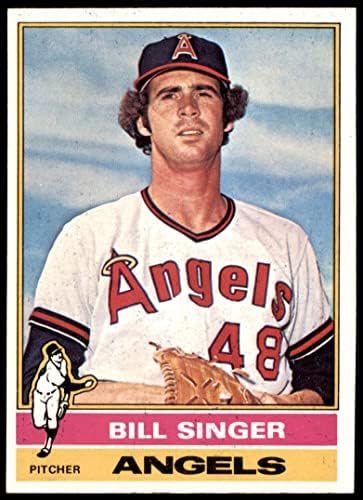1976 Topps 411 Бил Singer Los Angeles Angels (Бейзболна картичка) NM Angels
