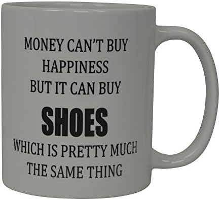 Rogue River Тактическа Забавно Кафеена Чаша За Пари Щастие не се купува, Но За Тях Можете да си Купите Обувки,