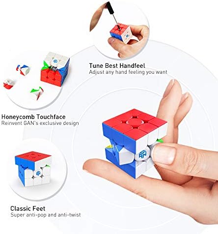 GAN 330 Куб Ключодържател 3x3 Скоростни Кубични Ключодържатели Gan Mini Cube Играчки Подарък 1,2 инча (стандартната