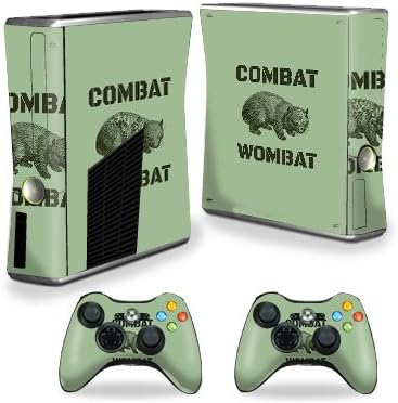 Кожата MightySkins, съвместим с контролерите на Xbox 360 S Slim + 2 – Бойна Wombat | Защитно, здрава и уникална