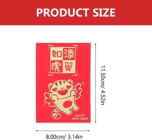 NUOBESTY Китайски Подаръци 48 бр Китайски Червени Пликове със Сватба в Червено пакет Подаръчни Пликове на Късмет