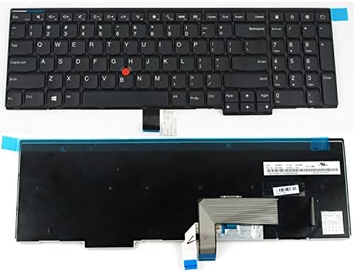 Клавиатура BEEYU US за Lenovo ThinkPad E531 E540 E545 T540 T540P L540 W540 W541 T550 W550 W550s P/N: 04Y2348
