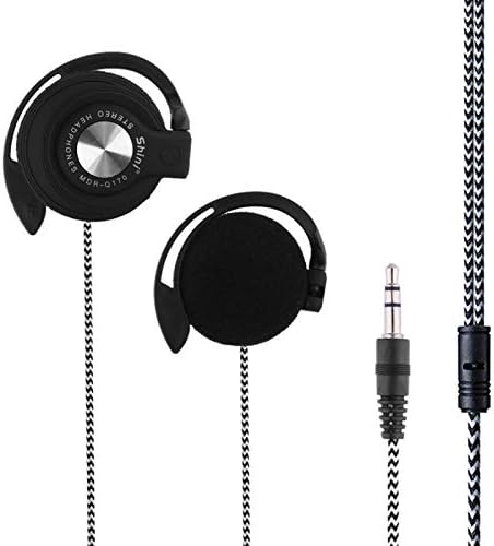 LUYANhapy9 Слушалки Универсален 3,5 мм Plug Кабелна Скоба На Ухото Спортни Слушалки Тежък Бас Слушалки
