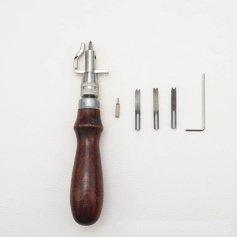 7 В 1-комплект инструменти за бродерия от кожа, адаптивни Инструмент за шиене и огъване на канали, практичен
