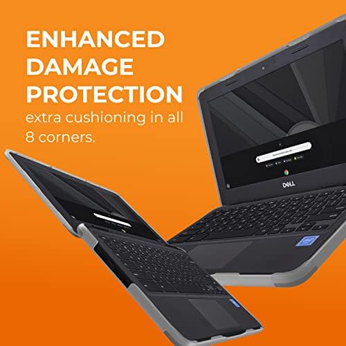 Калъф за лаптоп Gumdrop BumpTech подходящ за Dell Chromebook 3110/3100 (мида) за учащи се в К-12, учители и