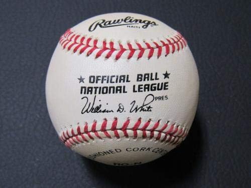 Джин Хермански Подписа Автограф Rawlings ONL Baseball B95 - Бейзболни Топки С Автографи