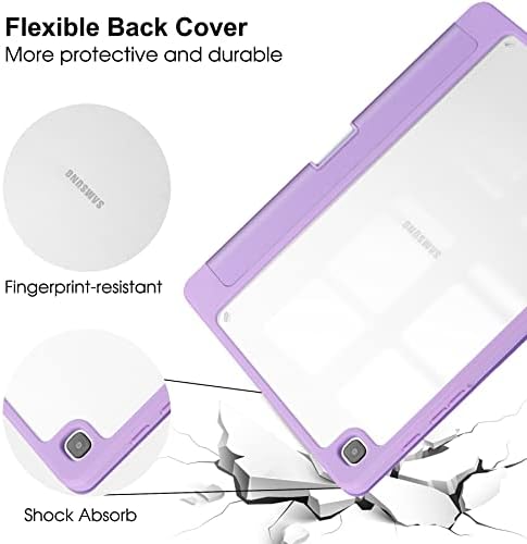 Калъф за сън KuRoKo Galaxy Tab S6 lite 10.4 2022/2020 с притежателя на химикалки - Ултра-Лек, устойчив на удари