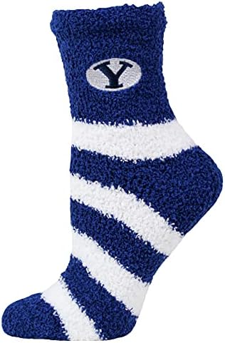 Donegal Bay BYU Cougars Официално Лицензировали Чорапи-чехли NCAA с пухкава модел