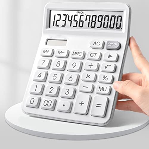 Бизнес калкулатор LDCHNH с 12-фигурални дисплей, по-Голям екран, Калкулатор с двоен източник на захранване,