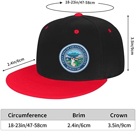 Детска бейзболна шапка BOLUFE State Seal of Nebraska, притежаващи добра дишаща функция, естествен комфорт и