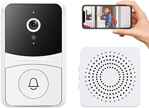 Безжична камера Ramnnycetus Doobell, 3 в 1, интелигентен видео домофон за наблюдение, 2-полосное Аудио, нощно