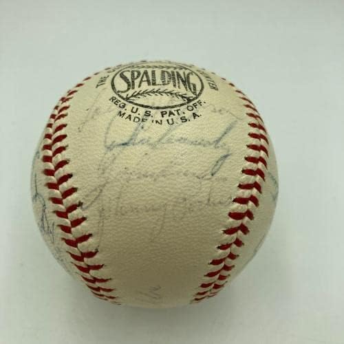 1965 Отбор на Шампионите от Световна серия Лос Анджелис Доджърс Подписа бейзболен Коуфакс JSA COA - Бейзболни