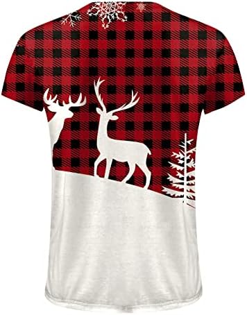 WYBAXZ Коледни Ризи за Мъже на S, Есенно-Зимни Ежедневните Коледни Тениски с 3D Принтом и Къс Ръкав, Модерен