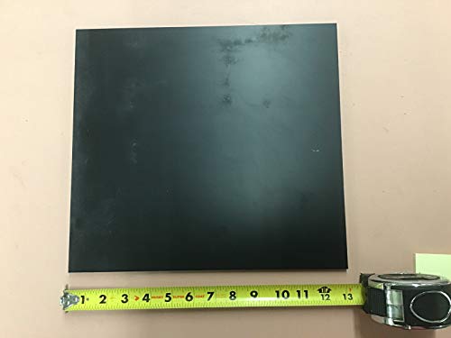 Черно Abs-с такова име Пластмасов лист с Дебелина 5/16 x 12 x 13 С Матово покритие RP086