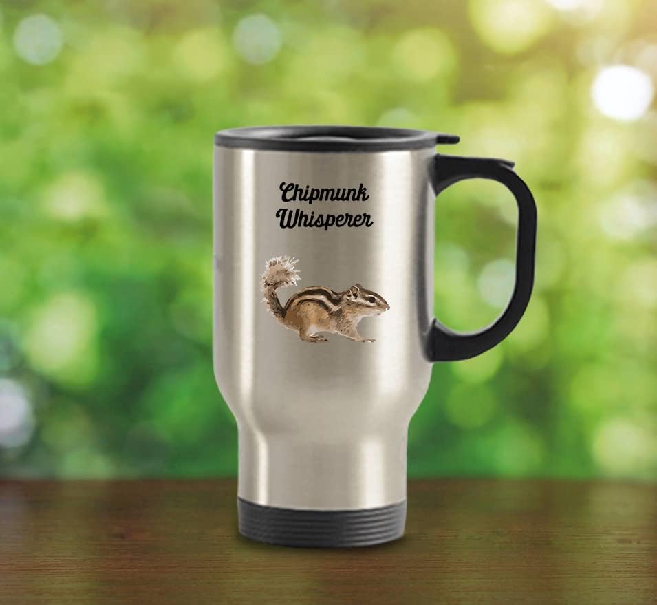 Чаша За Пътуване SpreadPassion Chipmunk От Отвъдното - Забавна Чаша За Чай С Горещо Какао И Кафе С Изолация