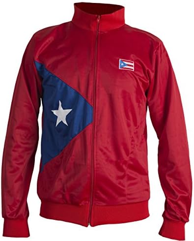 Червения Национален Флаг Пуерто-Рико, Карибски Яке, Спортен Костюм, Жилетка, Мъжки Топ