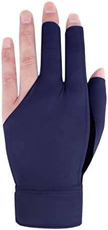 IPENNY Унисекс, Спортна зала за Билярд Ръкавица с отворени пръсти, Мъжки И Дамски Еластични ръкавици с 3 пръста