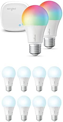 Sengled Zigbee Smart Light Bulbs Starter Kit Многоцветен Комплект от 2 опаковки Zigbee Smart Light Bulbs, които