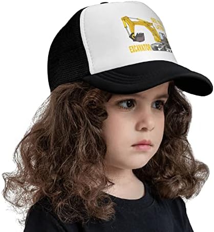 Бейзболна шапка за багер-шофьор на камион за момчета Japoye, Окото Регулируема бейзболна шапка за деца на възраст