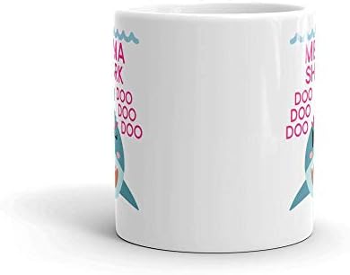 Уникални Керамични Кафеена чаша/чаша Shark Mema (11 грама) — Ден на Майката за рожден Ден, Коледа и За мама,