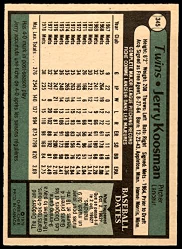 1979 O-Pee-Chee 345 TR Джери Косман Ню Йорк Метс (Бейзболна картичка) (за Четене на 12-8-78) NM + Метс