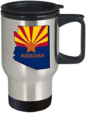 Чаша За Пътуване Arizona - Забавен Чаша За Горещо Какао-Кафе С Изолация - Новост, Идея За Подаръци За Рожден