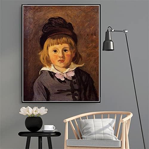 Портрет на Жан Моне В шапка с помпоном, Картината на Клод Моне, Комплекти за диамант живопис Направи си сам