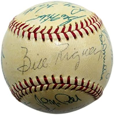 Реколта от 1956 г. Ню Йорк Джайентс С автограф от 25 Willey Мэйса Роулингса от Бейзбол - Бейзболни топки с автографи
