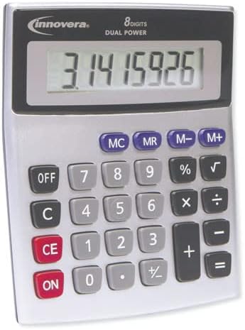 Преносим мини-калкулатор Innovera 15927, 8-цифрен LCD дисплей (Ivr15927)