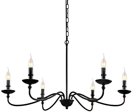 SEOL-Light 36 Dia Класически Канделябр Стил на Голяма Клонка Железни Тавана Полилеи, Висящи Лампа 6 Лампа 240