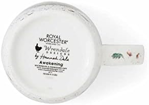 Royal Worcester Wrendale Designs Пробуждающая чаша | Голяма чаена чаша с тегло 14 грама с изображение на Таралеж