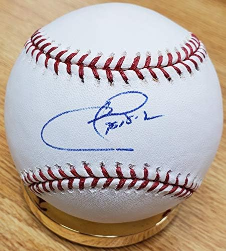 Джей Ди Дрю с автограф от Официалния Представител на Мейджър лийг бейзбол