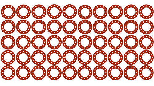 Sterling Seal CFF7237.1400.062.150X50 7237 Червена Гумена пълен размер уплътнението, диаметър 14 см, диаметър