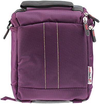 Защитен калъф за носене на преносим проектор Navitech Purple и Пътна чанта, Съвместими с Philips Pico Pix Pro
