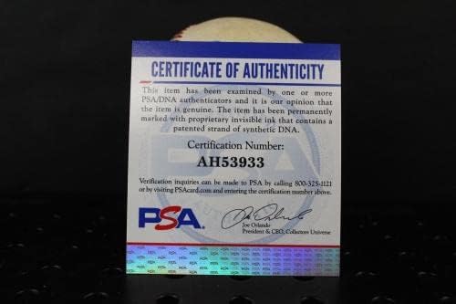Франк Робинсън Подписа Бейзболен Автограф Auto PSA/DNA AH53933 - Бейзболни топки с Автографи